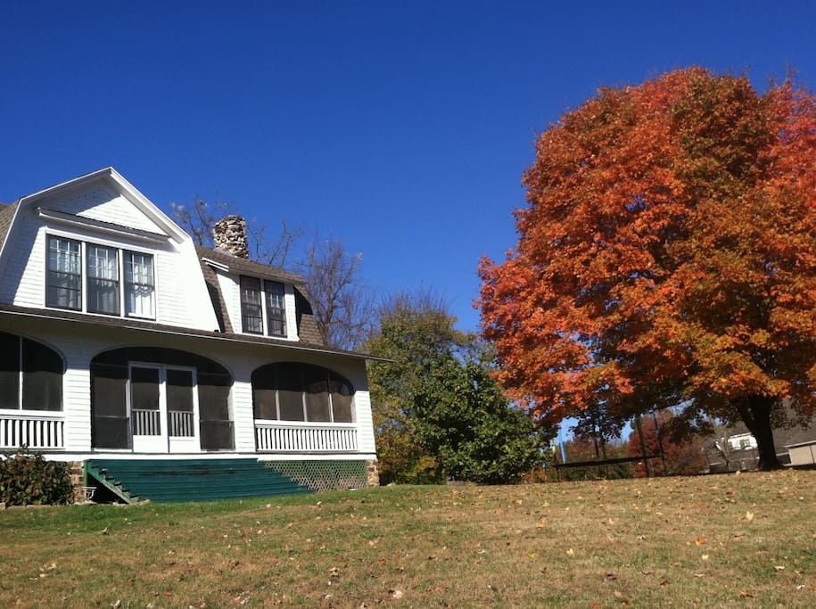 Beautiful colors of fall in Fayetteville