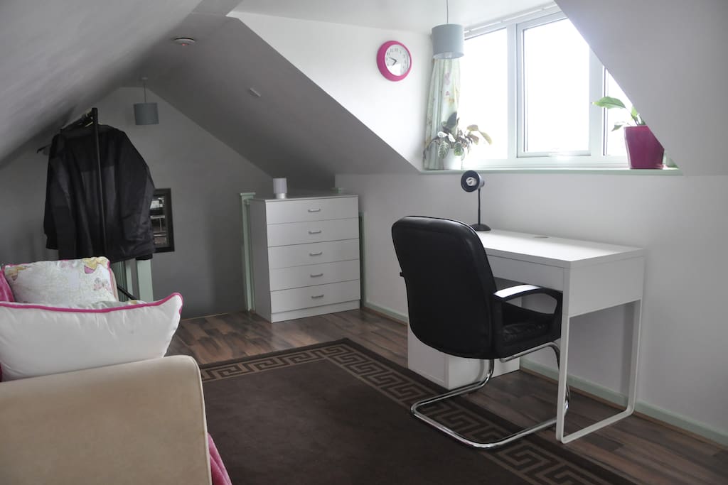 Access from staircase on first floor landing.