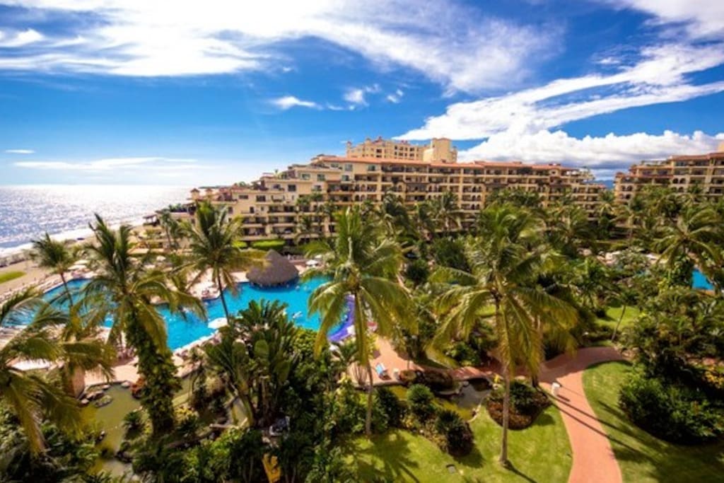 Beautiful gardens and pool areas