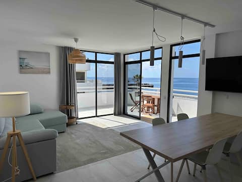 Top Airbnb: Ocean View Apartment with Big Terrace•Swimming in Granadilla De Abona