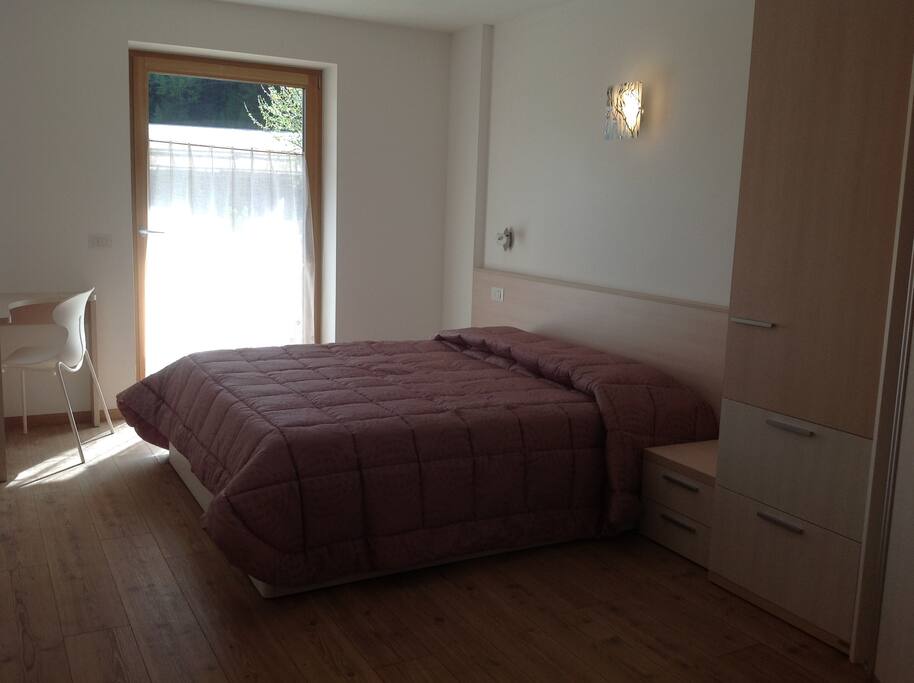 camera da letto matrimoniale con cabina armadio