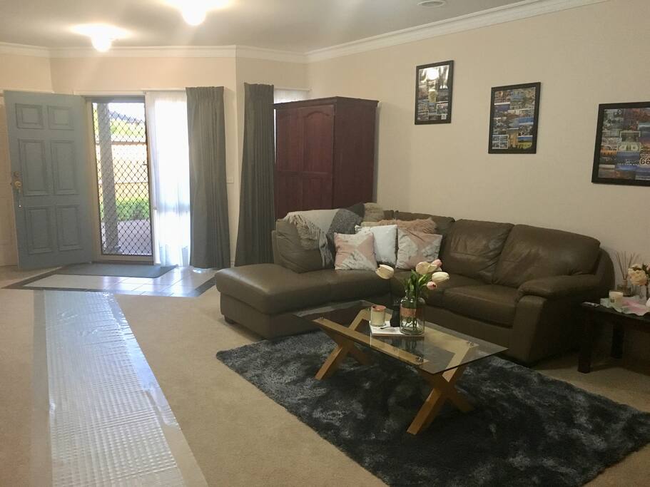 Cosy lounge room area is available for guests to unwind