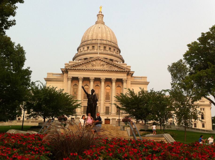 The state Capitol building