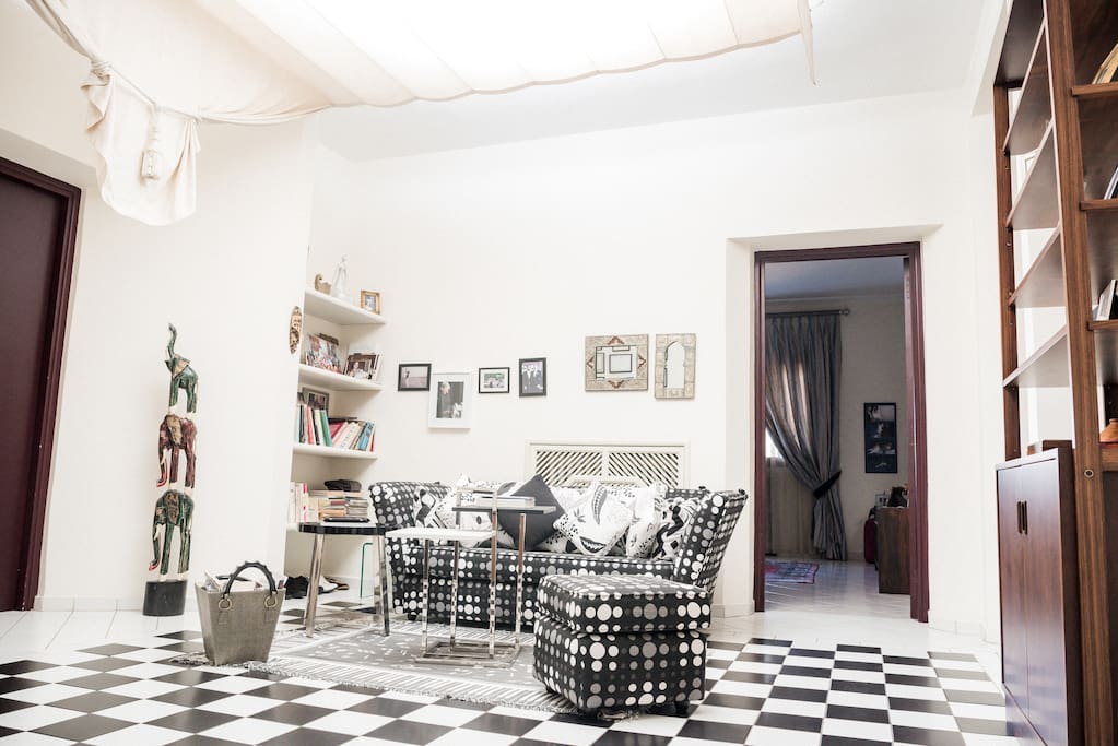 patio près de la chambre