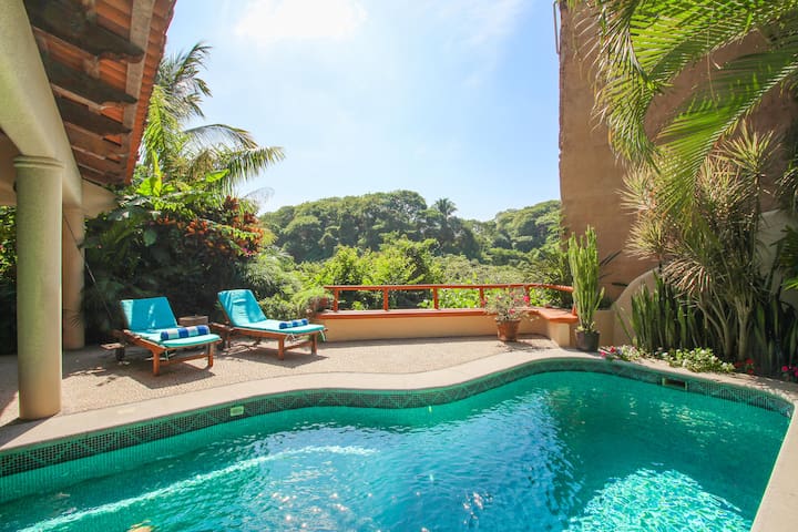 Jungle view with private pool