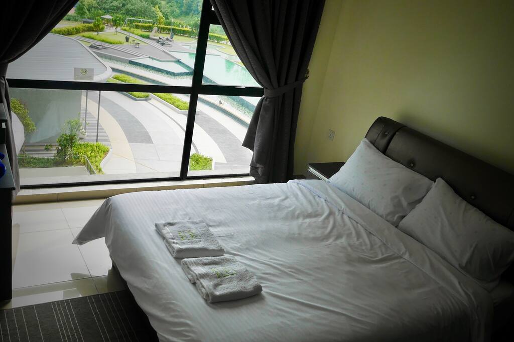 Overlooking swimming pool view from the room