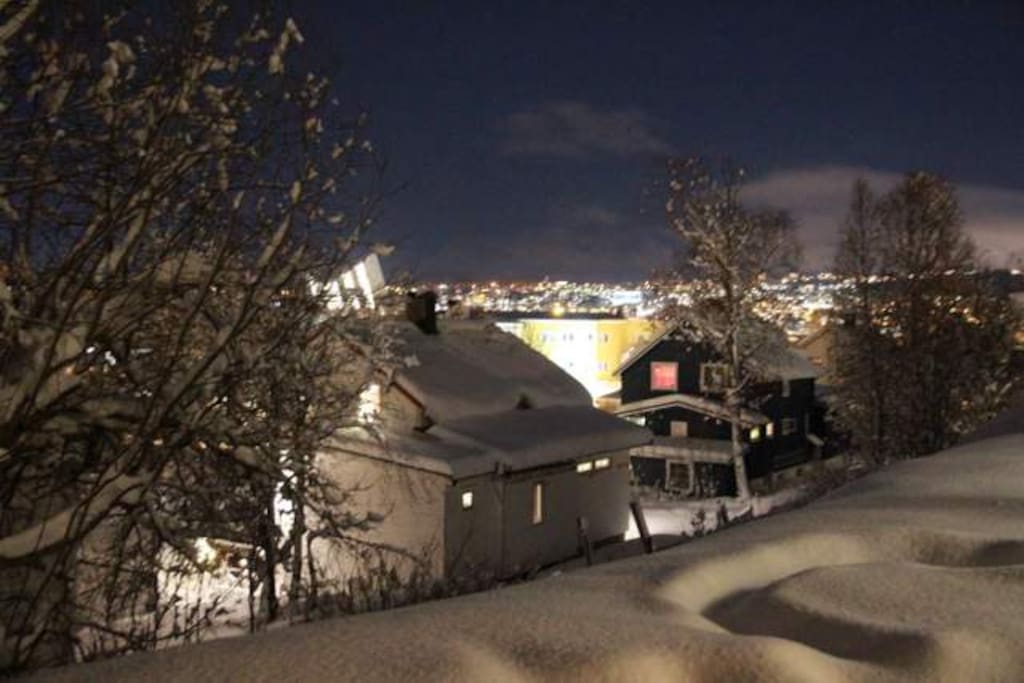 Utsikt fra inngangen mot Ishavskatedralen