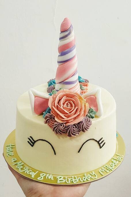 3hrs Unicorn Cake Decorating Workshop