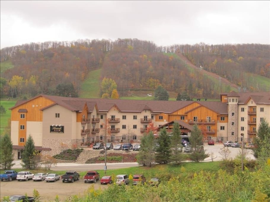 Fall looking towards the front of the Tamarack Club!