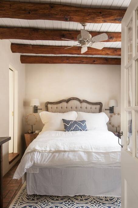 Master queen with personal closet and attached master bathroom with shower