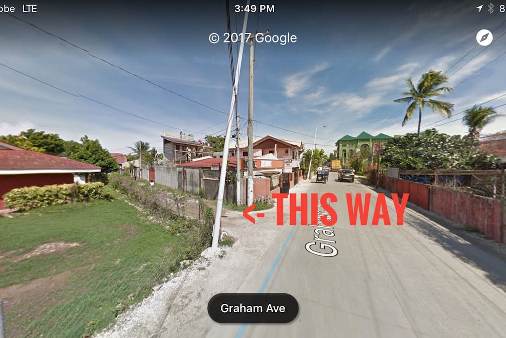 This is the Main Road going to our house.
This is former STNAI Subdivision, you can see a post sign “PUSTA DRIVE”
