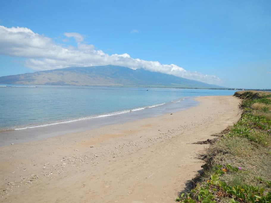 Beach & View of Lanai Island