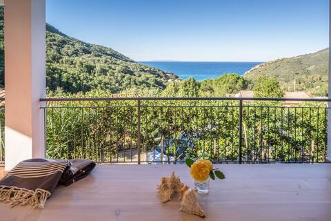 Nisportino Apartment, Elba Island, sea view
