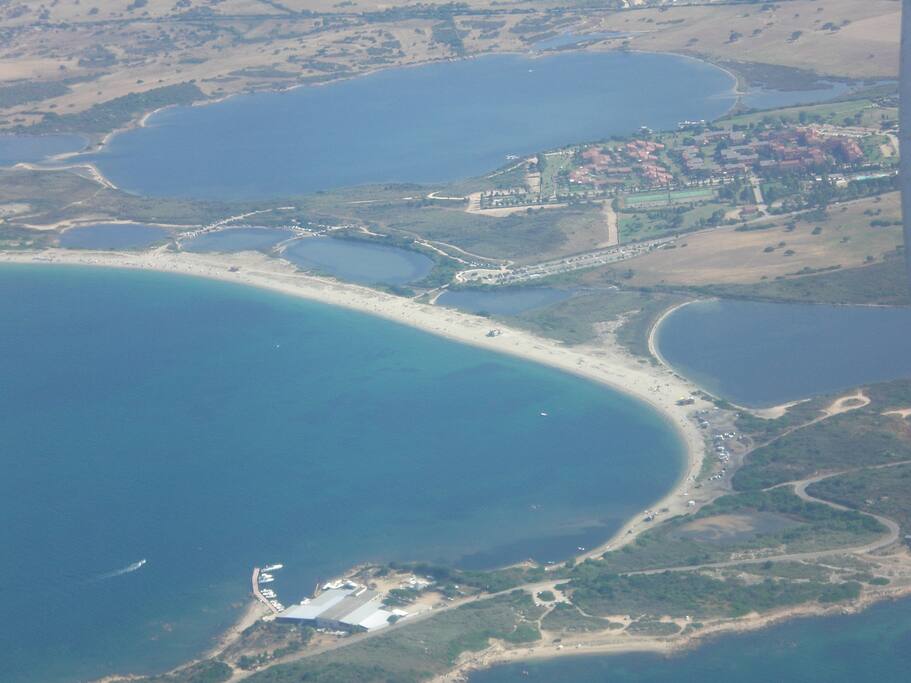 Veduta dall'aereo