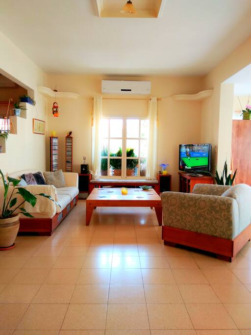 The living room