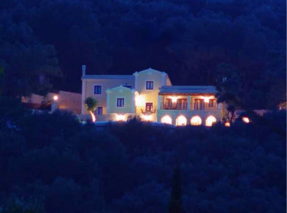 Maro at night as seen from Agios Stefanos