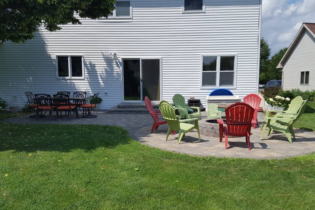 Patio and Fireplace Space