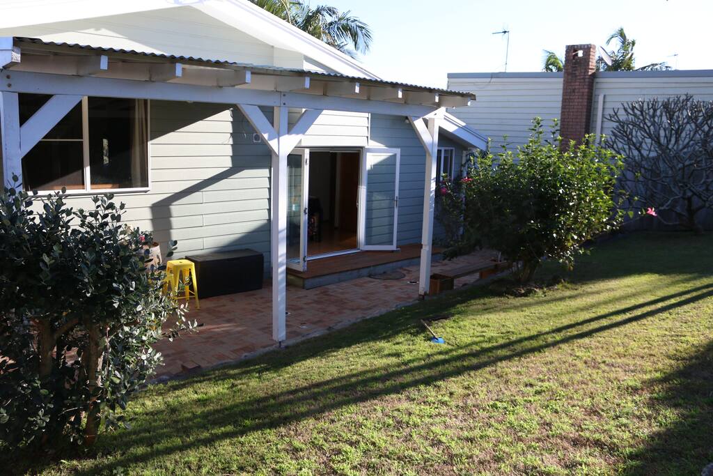 Rear of property