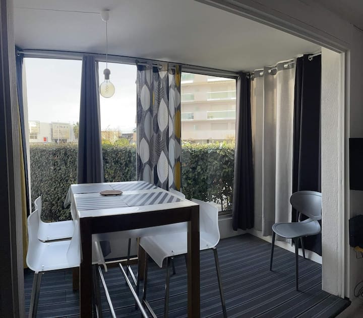Studio Avec Piscine Sur Arcachon (3 Couchages) - Arcachón