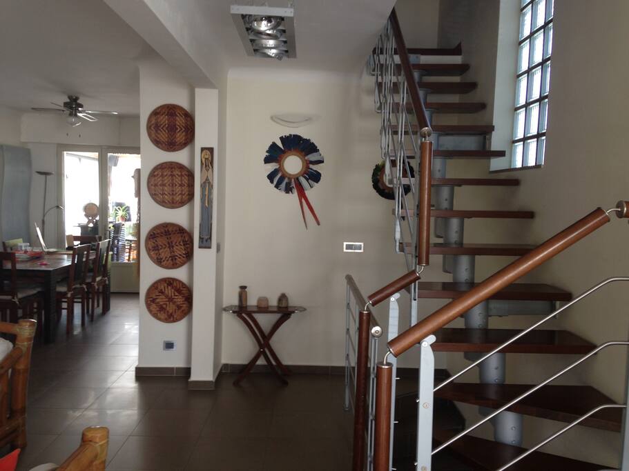 L'entrée de la maison. Bienvenue!