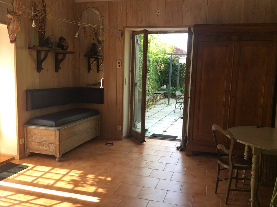 Accès terrasse privative