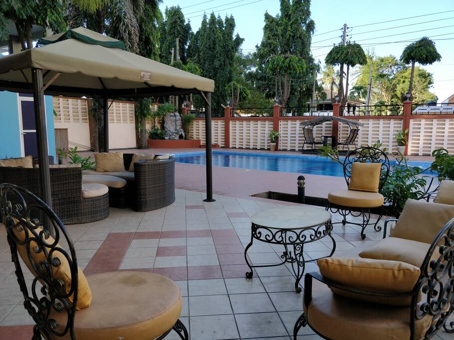 Outdoor Courtyard and Pool