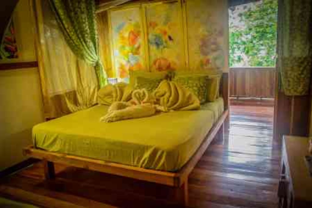 Room 2 - with a double and a single bed