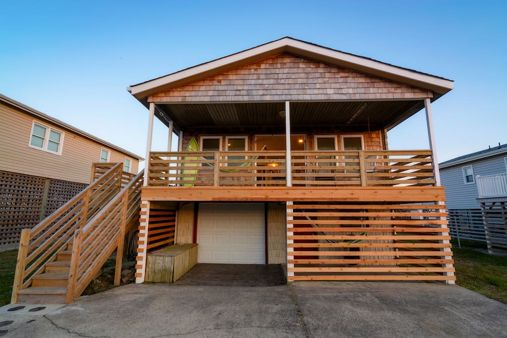 Magical Bungalow OBX - Live Swell Beach Bungalows 1st "Beachbox" style home - with a peak a boo ocean view.