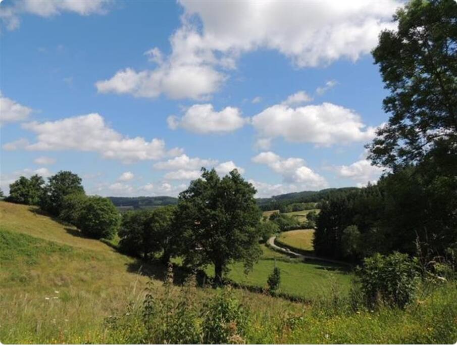 The view from the property.