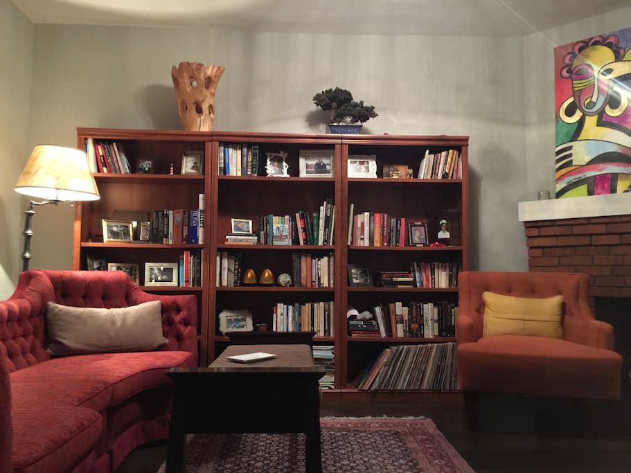 Living room library