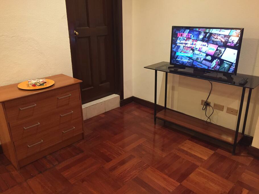 Smart TV so you can add your Netflix account.
