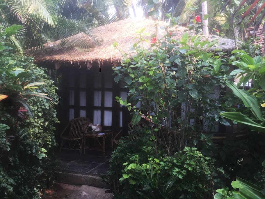 Hut outside view