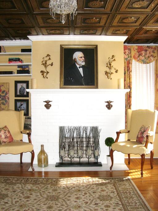 Entrance Parlor, which hosted 2 formal weddings in 1898 and 1913