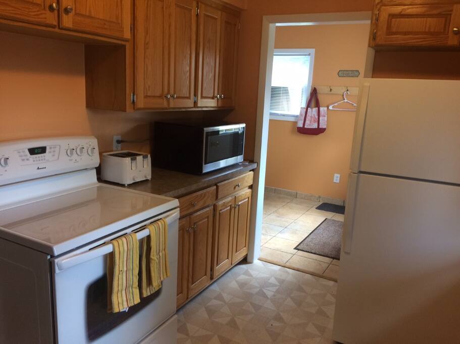 Full Sized Refrigerator, Microwave