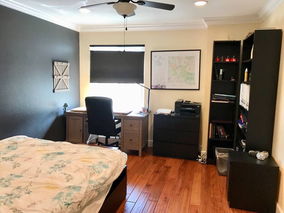 Window facing desk