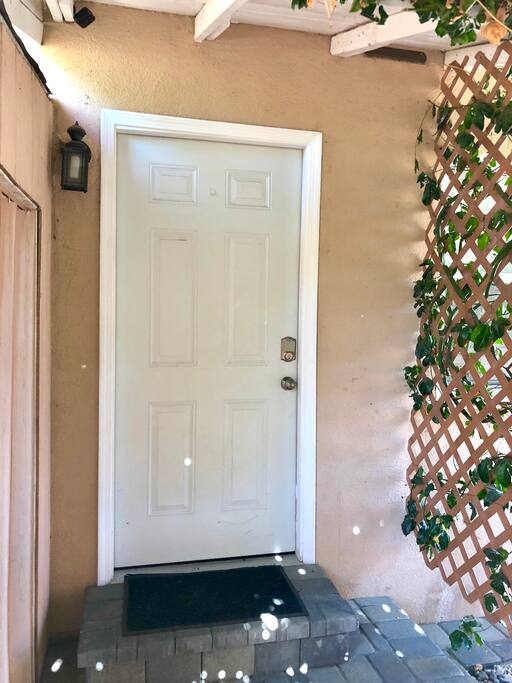 Serene Porch leading to the front door