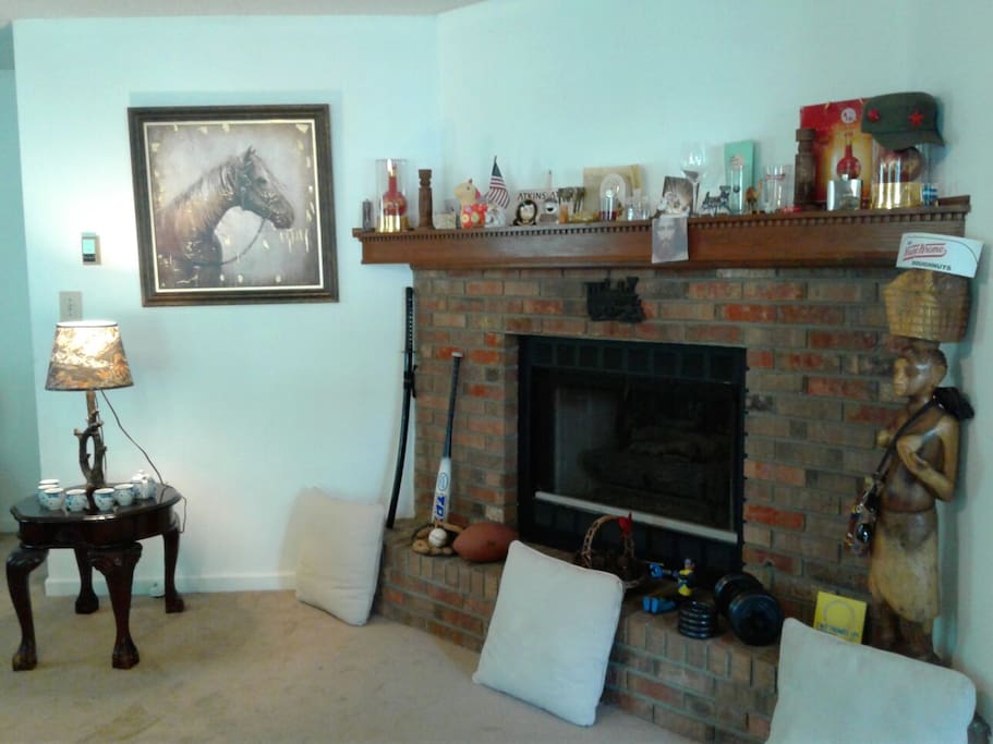 Chimney and memorabilia