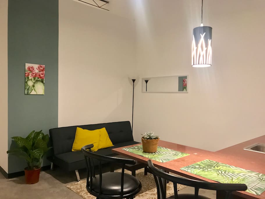 Decorated room