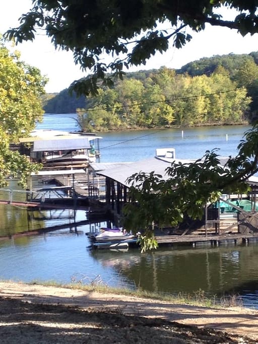 White Branch cove looking towards Main channel. 100 ft from the house.