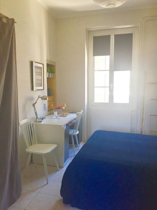 Chambre bureau stores occultants