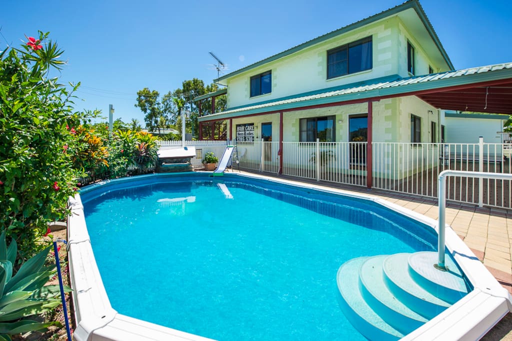 Fresh water swimming pool.