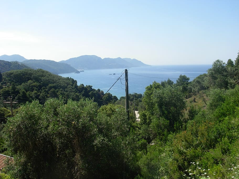 The view from the veranda