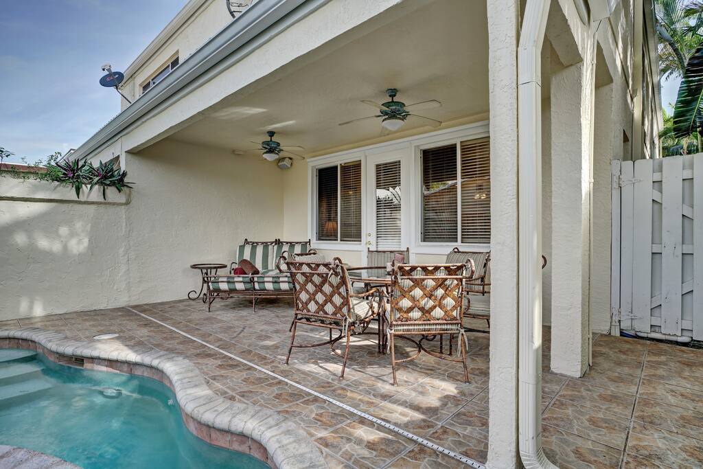 Relax outside in your Private Oasis!