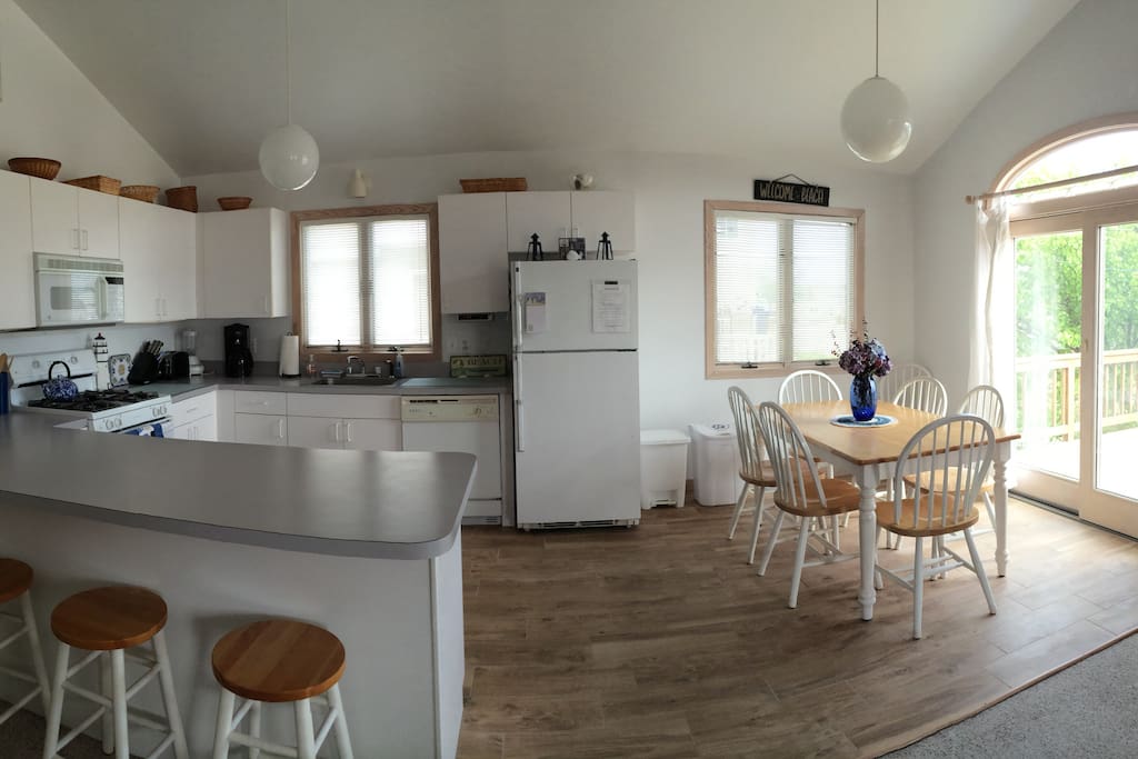 Renovated kitchen with microwave & dishwasher