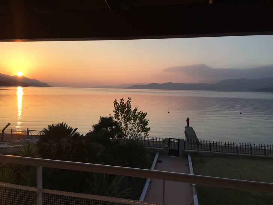Sunset view from the balcony