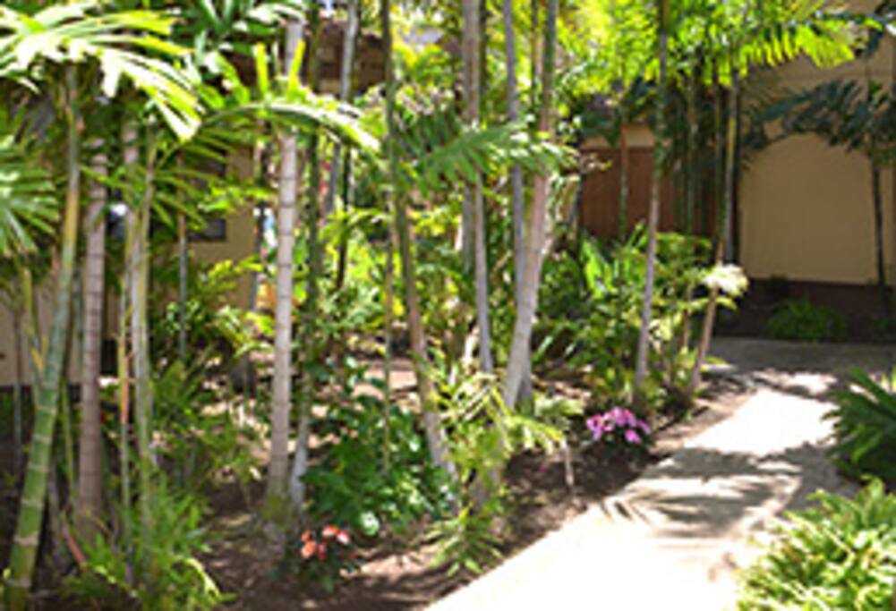 Beautifuly landscaped grounds