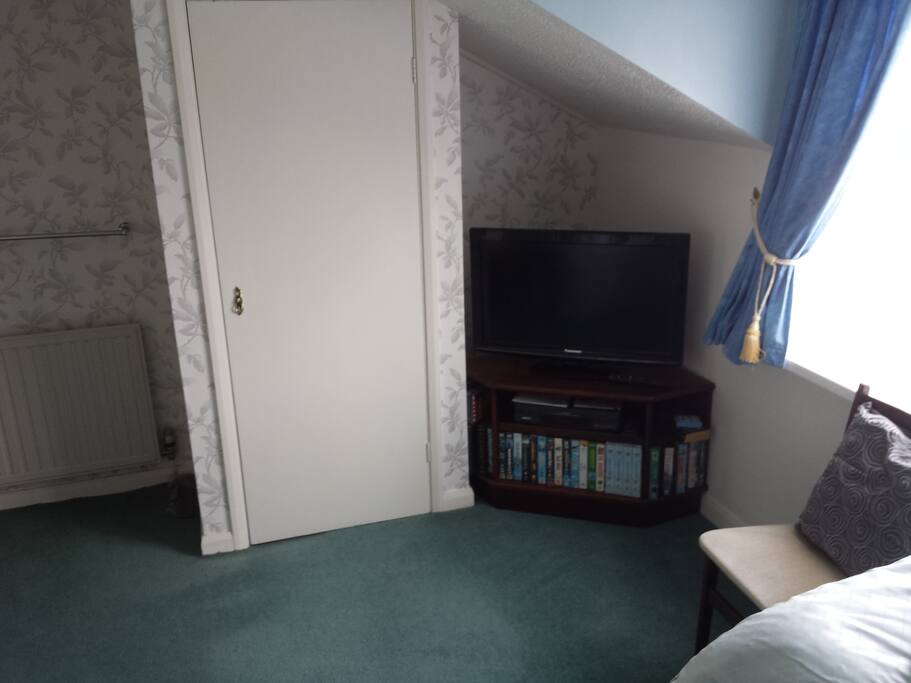 large T.V. with freeview