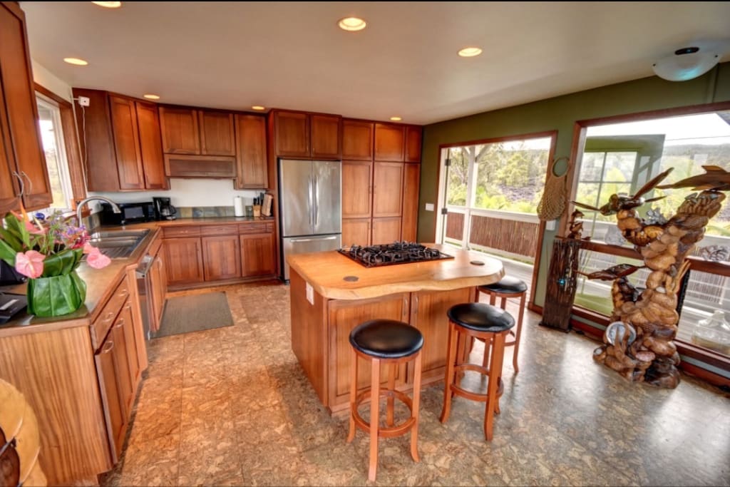 Kitchen and living
