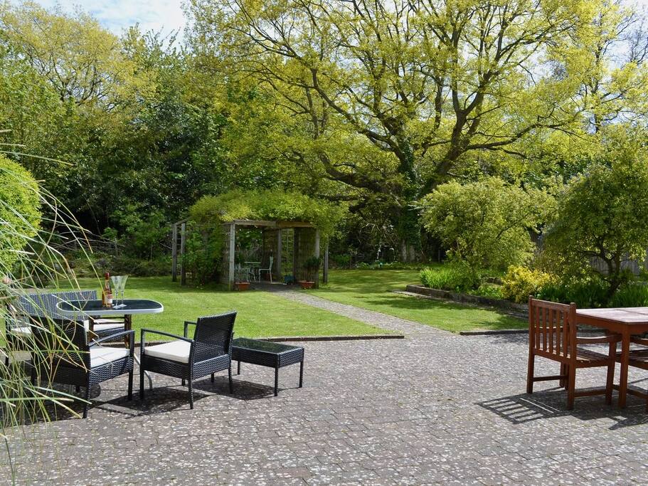 Large south facing terrace.