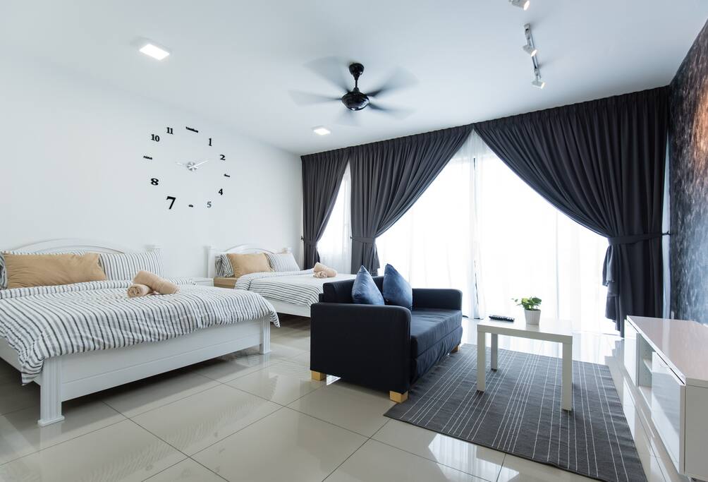 Come with Sofa bed and Carpet